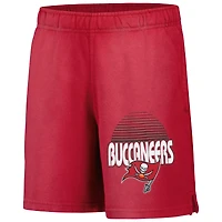 Youth Red Tampa Bay Buccaneers Beach Bum Sun-Bleached French Terry Shorts