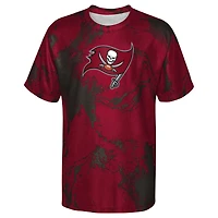 T-shirt rouge Tampa Bay Buccaneers The Mix pour jeune