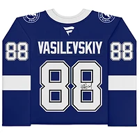 Andrei Vasilevskiy Tampa Bay Lightning Autographed Blue Fanatics Premium Jersey