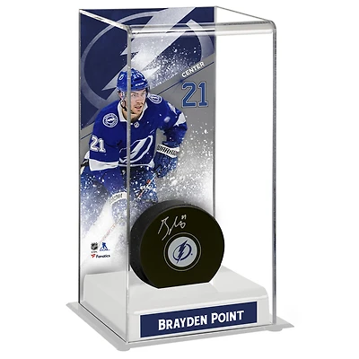 Étui de luxe pour rondelle de hockey Brayden Point Tampa Bay Lightning