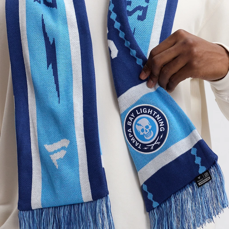 Écharpe de l'équipe des Lightning de Tampa Bay, collection Série des stades de la LNH 2026 (Fanatics)
