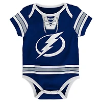 Body bleu en jersey de hockey du Lightning Tampa Bay pour bébé