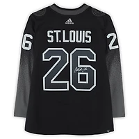 Martin St. Louis Tampa Bay Lightning Autographed Black Alternate adidas Jersey  
