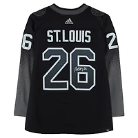 Martin St. Louis Tampa Bay Lightning Autographed Black Alternate adidas Jersey