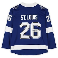 Martin St. Louis Tampa Bay Lightning Autographed Blue Fanatics Breakaway Jersey