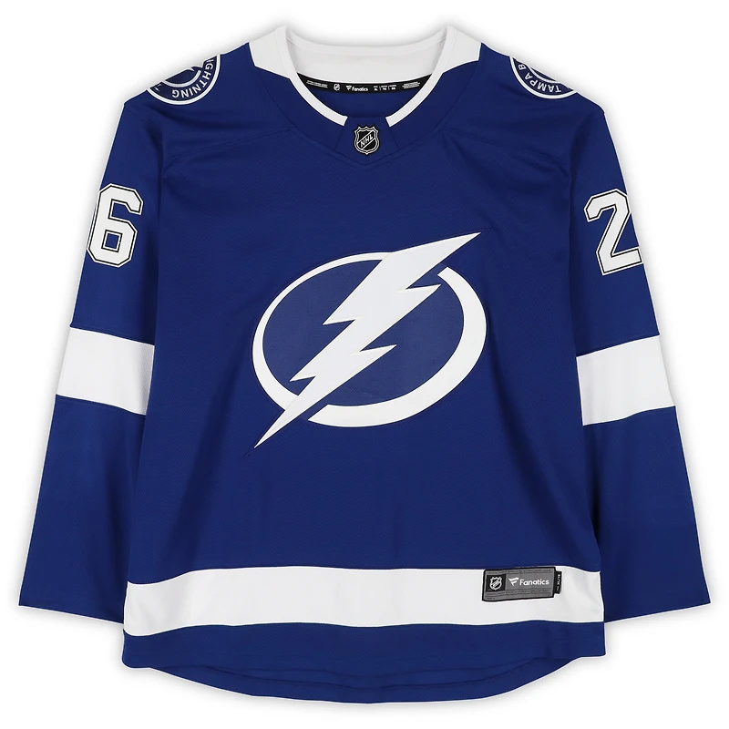 Martin St. Louis Tampa Bay Lightning Autographed Blue Fanatics Breakaway Jersey