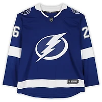 Martin St. Louis Tampa Bay Lightning Autographed Blue Fanatics Breakaway Jersey