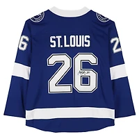 Martin St. Louis Tampa Bay Lightning Autographed Blue Fanatics Breakaway Jersey