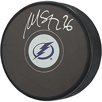 Rondelle de hockey autographiée par Martin St. Louis, joueur du Lightning de Tampa Bay