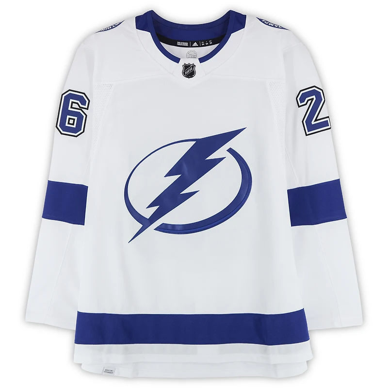 Martin St. Louis Tampa Bay Lightning Autographed White adidas Jersey