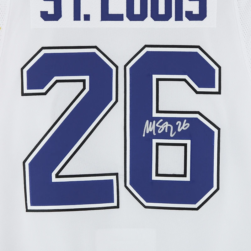 Martin St. Louis Tampa Bay Lightning Autographed White adidas Jersey  