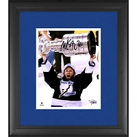 Martin St. Louis Tampa Bay Lightning Framed Autographed 8" x 10" Raising Cup Photograph