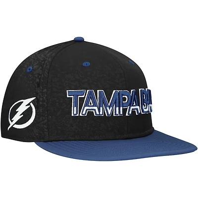 Casquette Snapback noire avec logo alternatif du Lightning de Tampa Bay Fanatics pour hommes