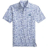 Men's johnnie-O  Blue/White Tampa Bay Lightning Slapshot Polo