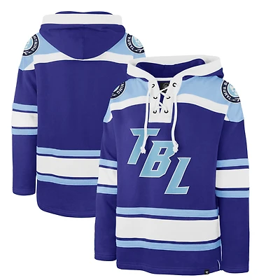 Men's '47 Blue Tampa Bay Lightning 2026 NHL Stadium Series Superior Lacer Hoodie