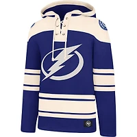 Men's '47  Blue Tampa Bay Lightning Superior Lacer Hoodie