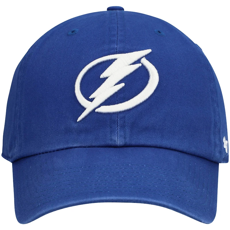Casquette réglable '47 Blue Tampa Bay Lightning Team Clean Up pour homme