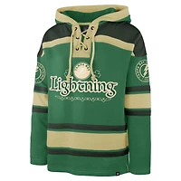 Sweat à capuche McLucky Superior Lacer vert Kelly '47 pour homme, Tampa Bay Lightning