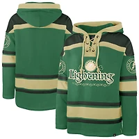 Men's '47  Kelly Green Tampa Bay Lightning McLucky Superior Lacer Hoodie