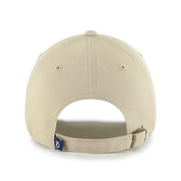 Men's '47  Khaki Tampa Bay Lightning Logo Clean Up Adjustable Hat