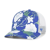 Men's '47  Royal/White Tampa Bay Lightning Beach Side Adjustable Trucker Hat