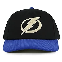 Casquette ajustable Burnett noire/bleue pour homme American Needle Tampa Bay Lightning