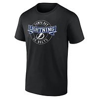 Men's  Black Tampa Bay Lightning Honor Circle T-Shirt