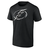 T-shirt noir pour homme Tampa Bay Lightning Iced Out