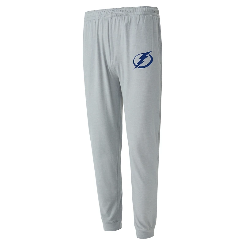 Concepts Sport pour hommes - Ensemble sweat à capuche et pantalon de jogging Tampa Bay Lightning Meter gris/bleu
