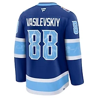 Men's Fanatics Andrei Vasilevskiy Blue Tampa Bay Lightning 2026 NHL Stadium Series Premium Jersey