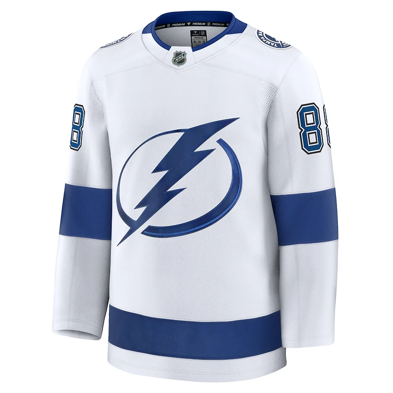 Maillot extérieur premium blanc du Lightning de Tampa Bay pour homme, Andrei Vasilevskiy Fanatics