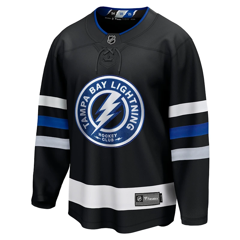 Maillot noir Alternate Breakaway pour homme Fanatics Tampa Bay Lightning
