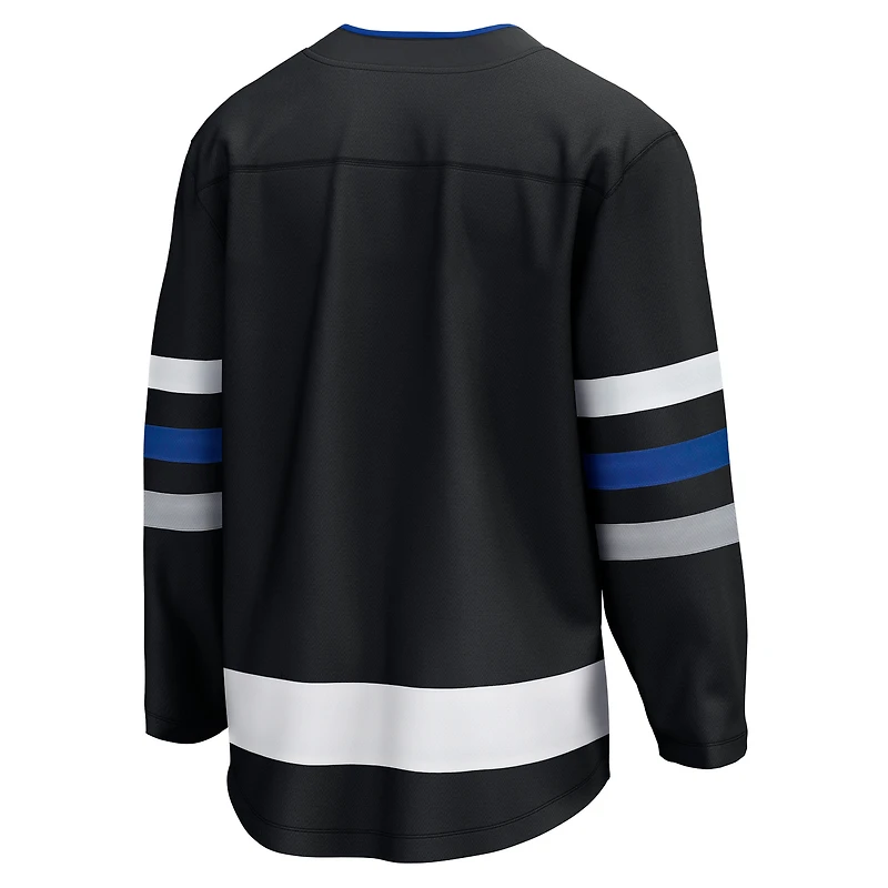 Men's Fanatics Black Tampa Bay Lightning Alternate Breakaway Jersey