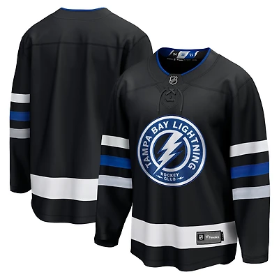 Men's Fanatics Black Tampa Bay Lightning Alternate Breakaway Jersey