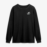 Men's Fanatics Black Tampa Bay Lightning Game Long Sleeve T-Shirt