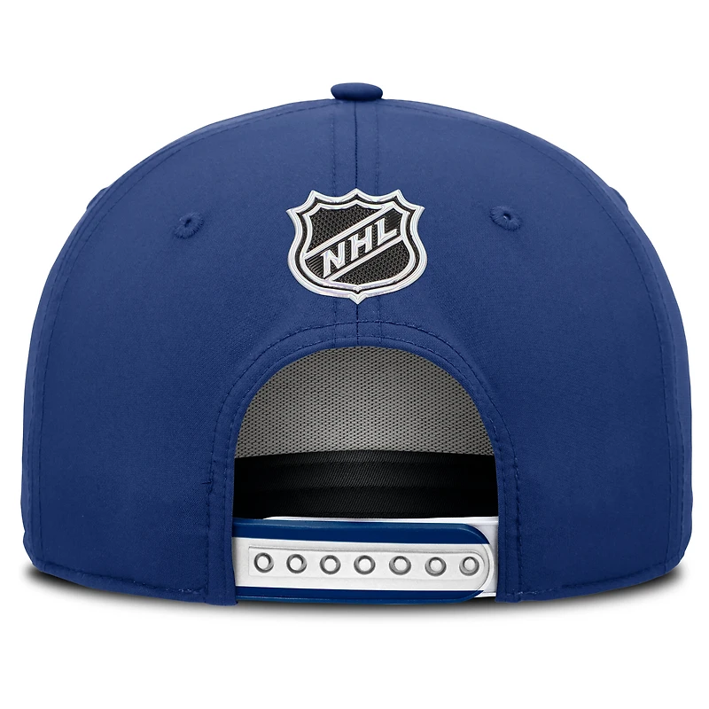 Men's Fanatics Blue Tampa Bay Lightning 2025 NHL Draft Authentic Pro On-Stage Podium A-Frame Adjustable Hat
