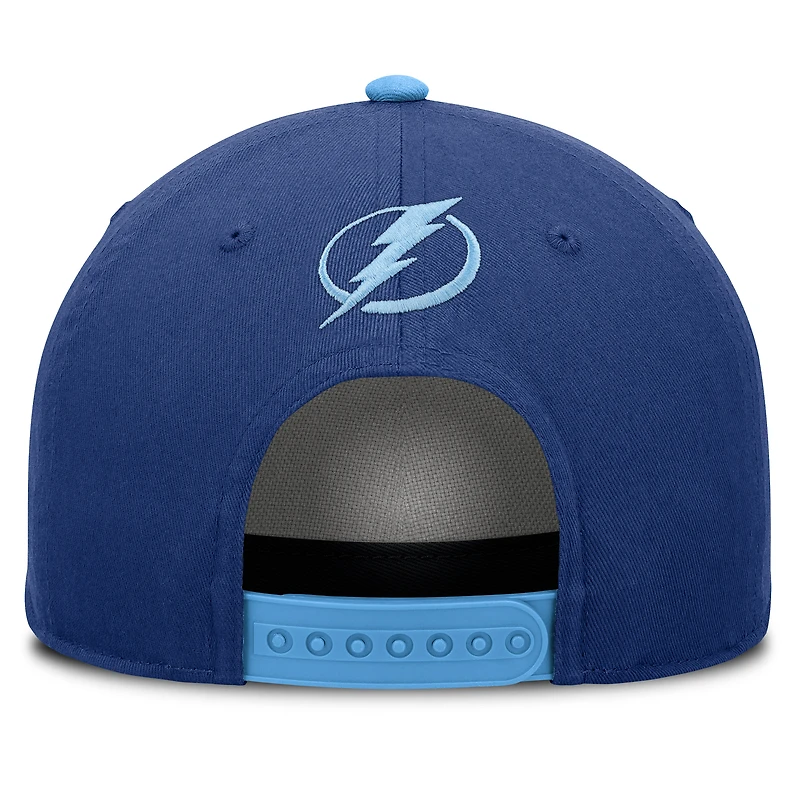 Casquette authentique Pro A-Frame ajustable Fanatics bleue Tampa Bay Lightning 2026 NHL Stadium Series pour homme