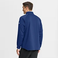 Men's Fanatics Blue Tampa Bay Lightning 2026 NHL Stadium Series Authentic Pro Quarter-Zip Pullover