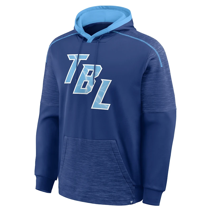Men's Fanatics Blue Tampa Bay Lightning 2026 NHL Stadium Series Defender Pullover Hoodie