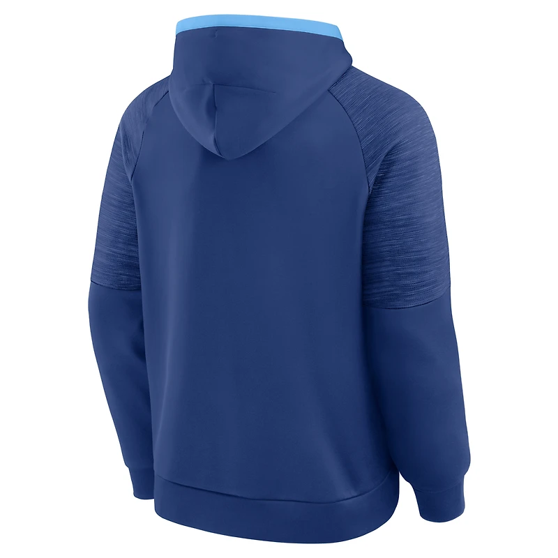 Men's Fanatics Blue Tampa Bay Lightning 2026 NHL Stadium Series Defender Pullover Hoodie