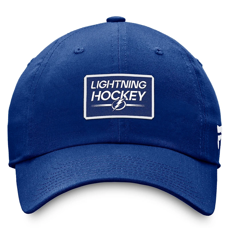 Men's Fanatics  Blue Tampa Bay Lightning Authentic Pro Prime Adjustable Hat