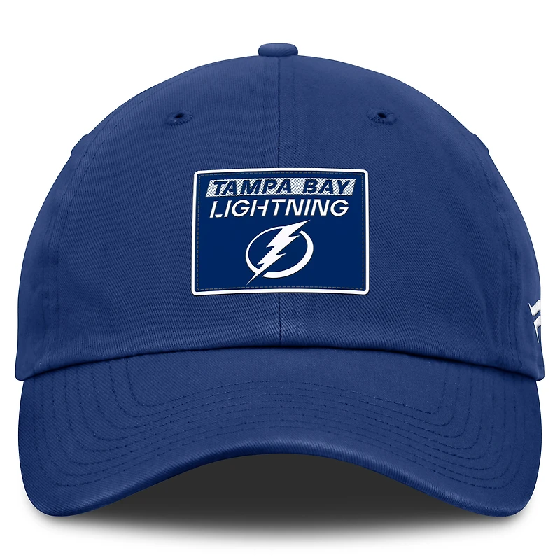 Men's Fanatics Blue Tampa Bay Lightning Authentic Pro Prime Adjustable Hat