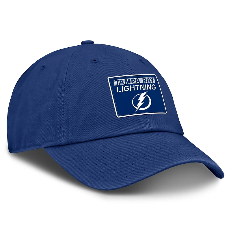 Men's Fanatics Blue Tampa Bay Lightning Authentic Pro Prime Adjustable Hat