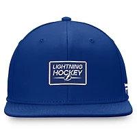 Casquette Snapback Authentic Pro Prime Tampa Bay Lightning Fanatics bleue pour hommes
