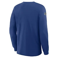 Men's Fanatics Blue Tampa Bay Lightning Authentic Pro Property Of Practice Long Sleeve T-Shirt