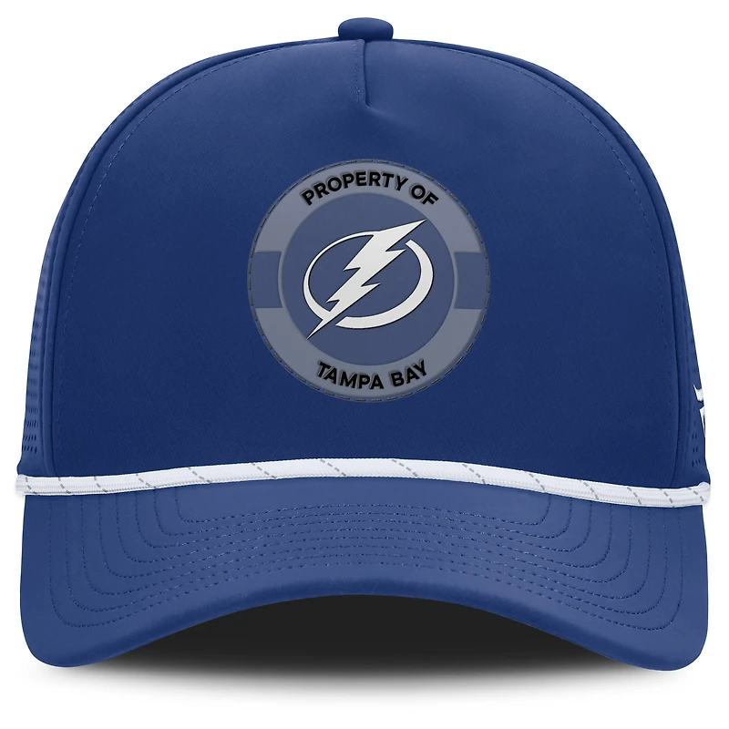 Men's Fanatics Blue Tampa Bay Lightning Authentic Pro Rink Adjustable Hat