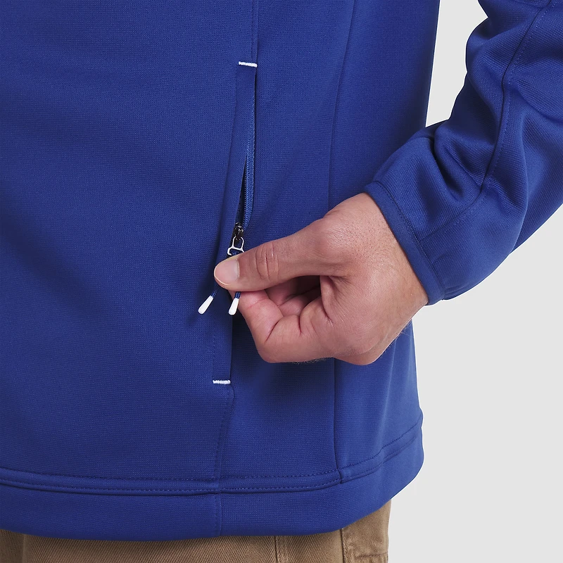 Veste zippée intégrale authentique Pro Rink bleu Tampa Bay Lightning Fanatics pour homme