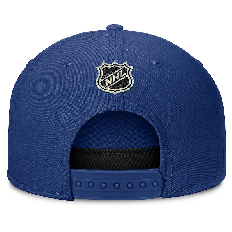 Men's Fanatics Blue Tampa Bay Lightning Authentic Pro Rink Team Code Snapback Hat