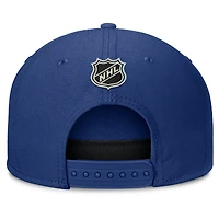 Men's Fanatics Blue Tampa Bay Lightning Authentic Pro Rink Team Code Snapback Hat