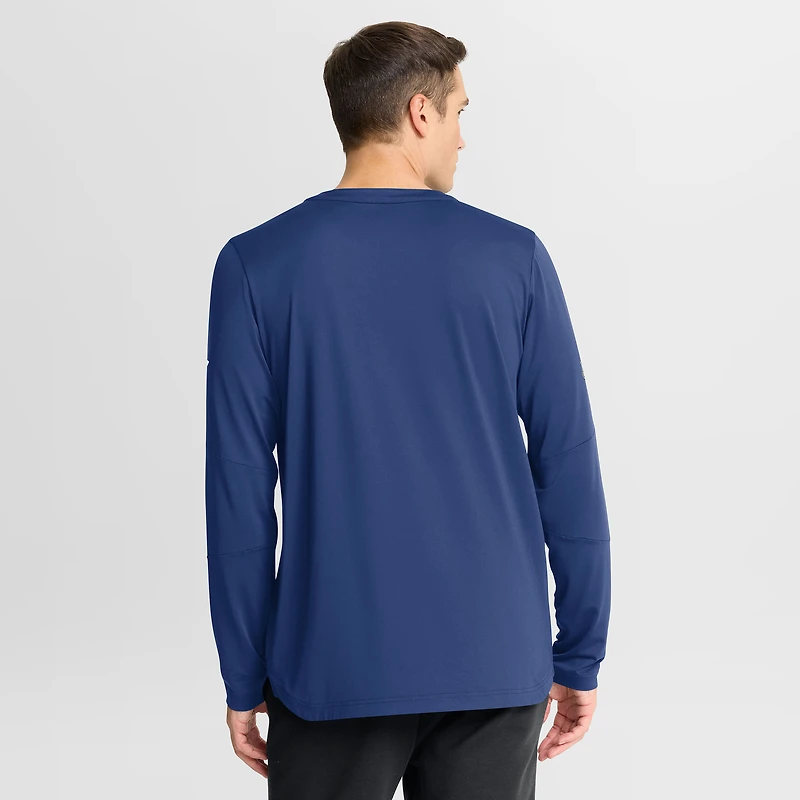 Men's Fanatics Blue Tampa Bay Lightning Authentic Pro Rink Tech Long Sleeve T-Shirt